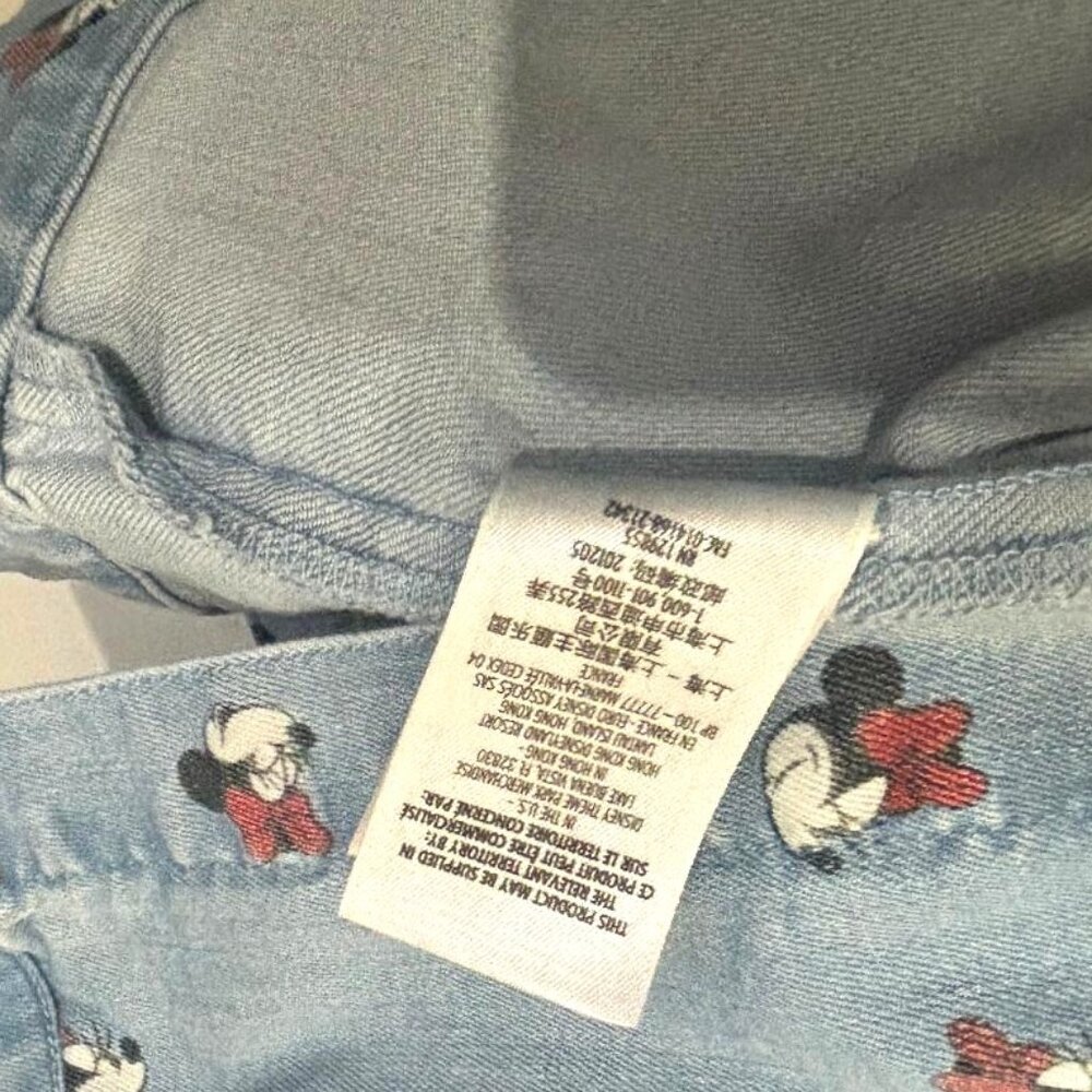 Disney Parks Womans Minnie Mouse Stretch Denim Jean Jacket SZ 2X - Picture 15 of 15